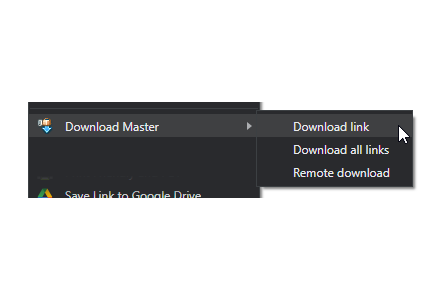 Browser - Right Click Menu